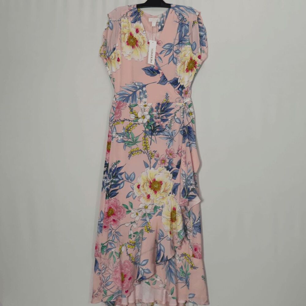 Floral Pink Maxi Dress